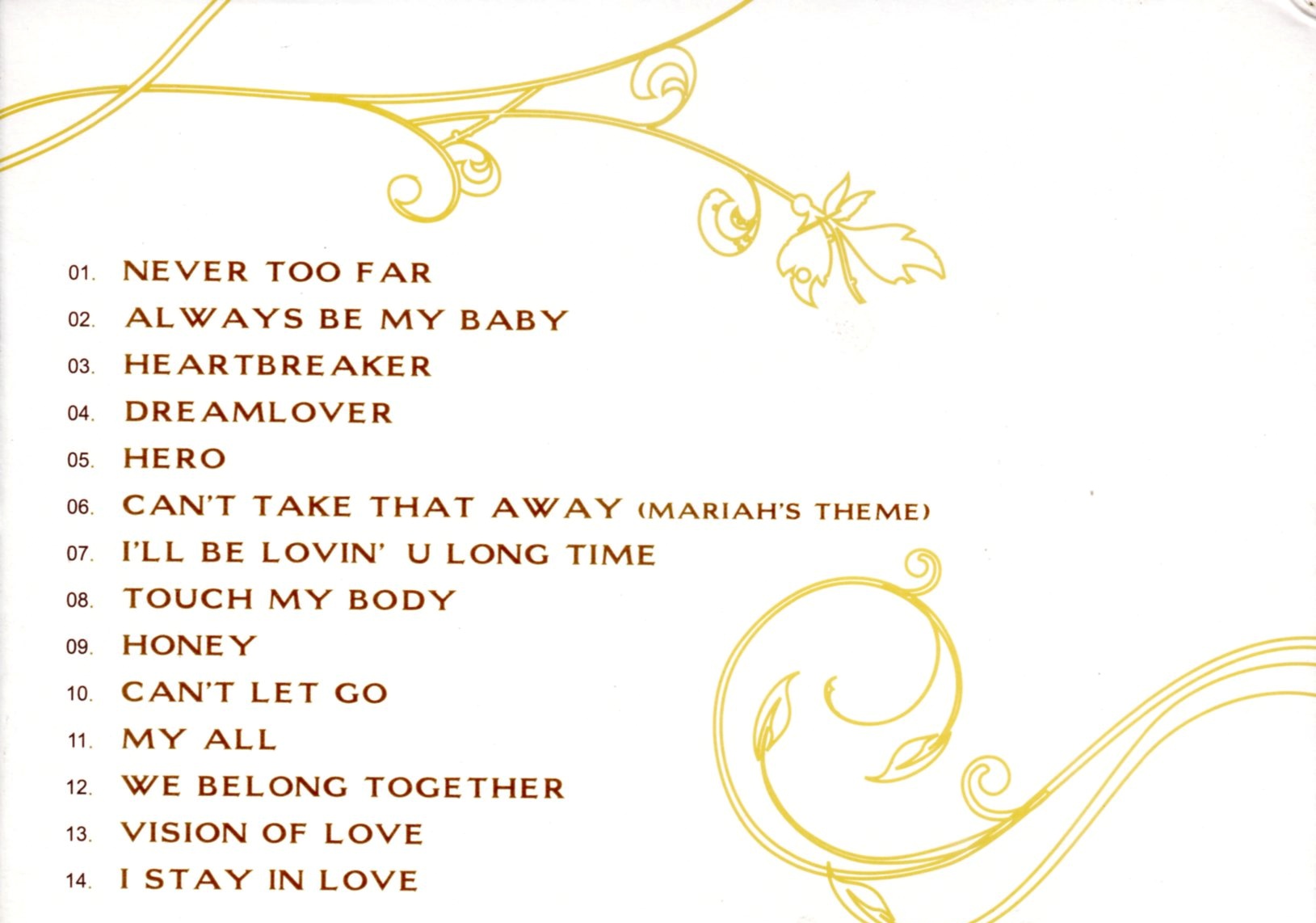 CD,Jazz Mariah Carey นำมาเรียบเรียงใหม่เวอร์ชั่นแจ๊ส ร้องโดยศิลปินคุณภาพจากประเทศบราซิล(Various Artists)(2009)(Thai)