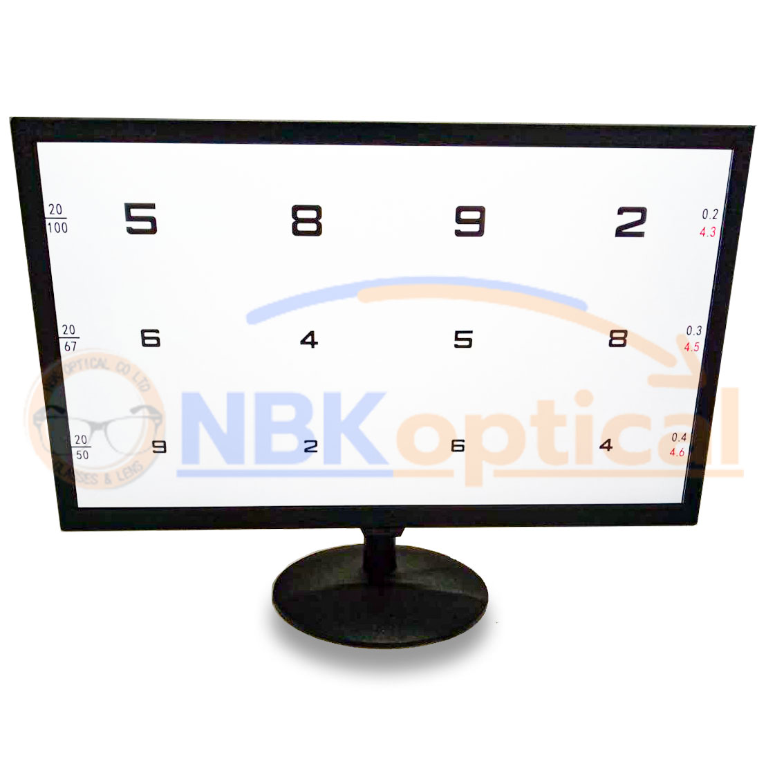 K215 LED 21" Visual Auto Charts จอวัดสายตา ตั้งโต๊ะ&ติดผนังได้