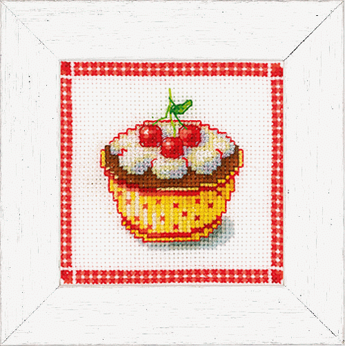 Vervaco ชุดปัก Cherry Cupcake
