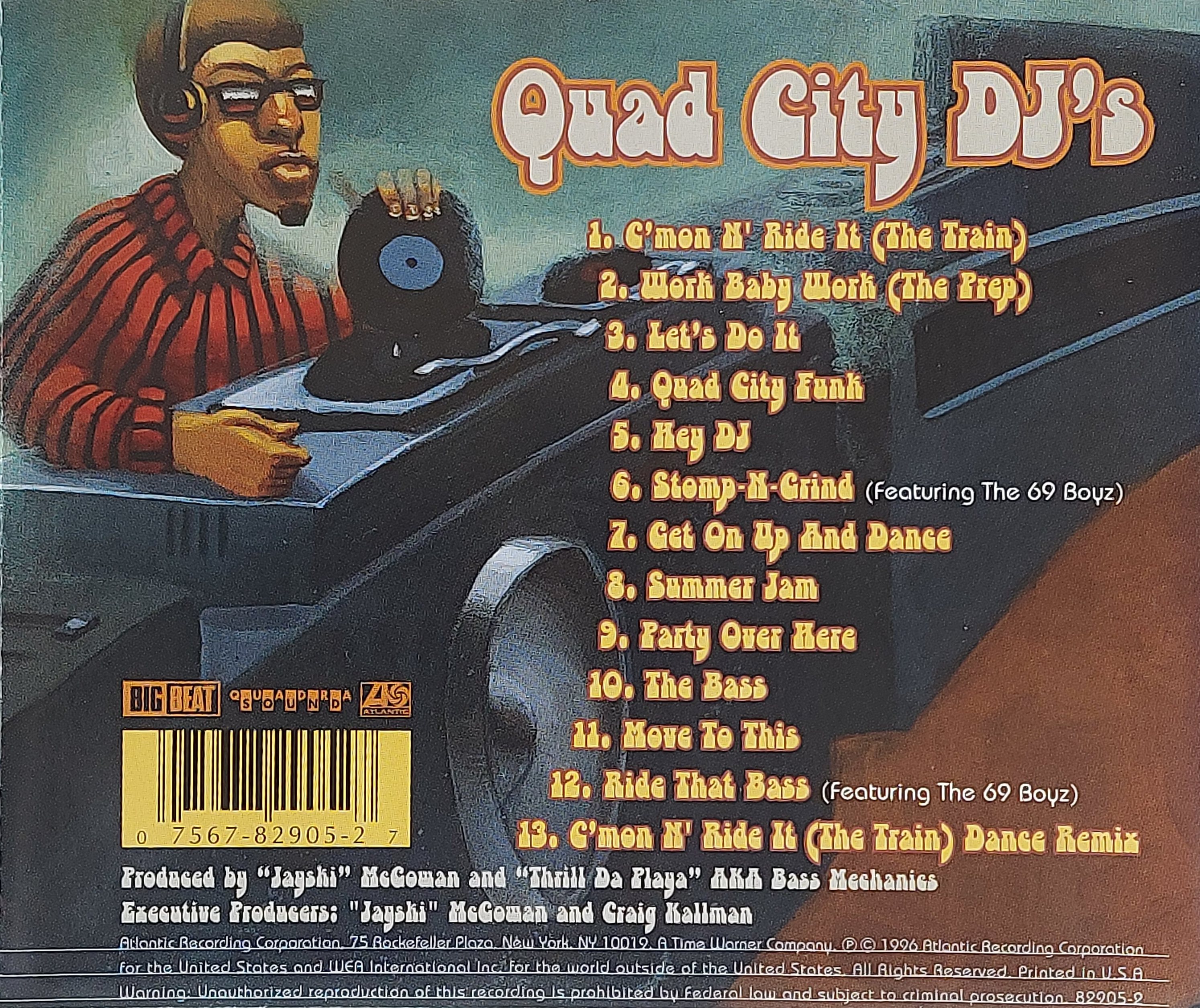 Used CD,Quad City DJ's - Get On Up and Dance (C)(1996)(USA)