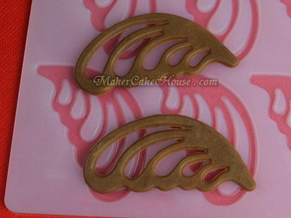 พิมพ์ช็อคโกแลต / กัมเพส รูปปีก