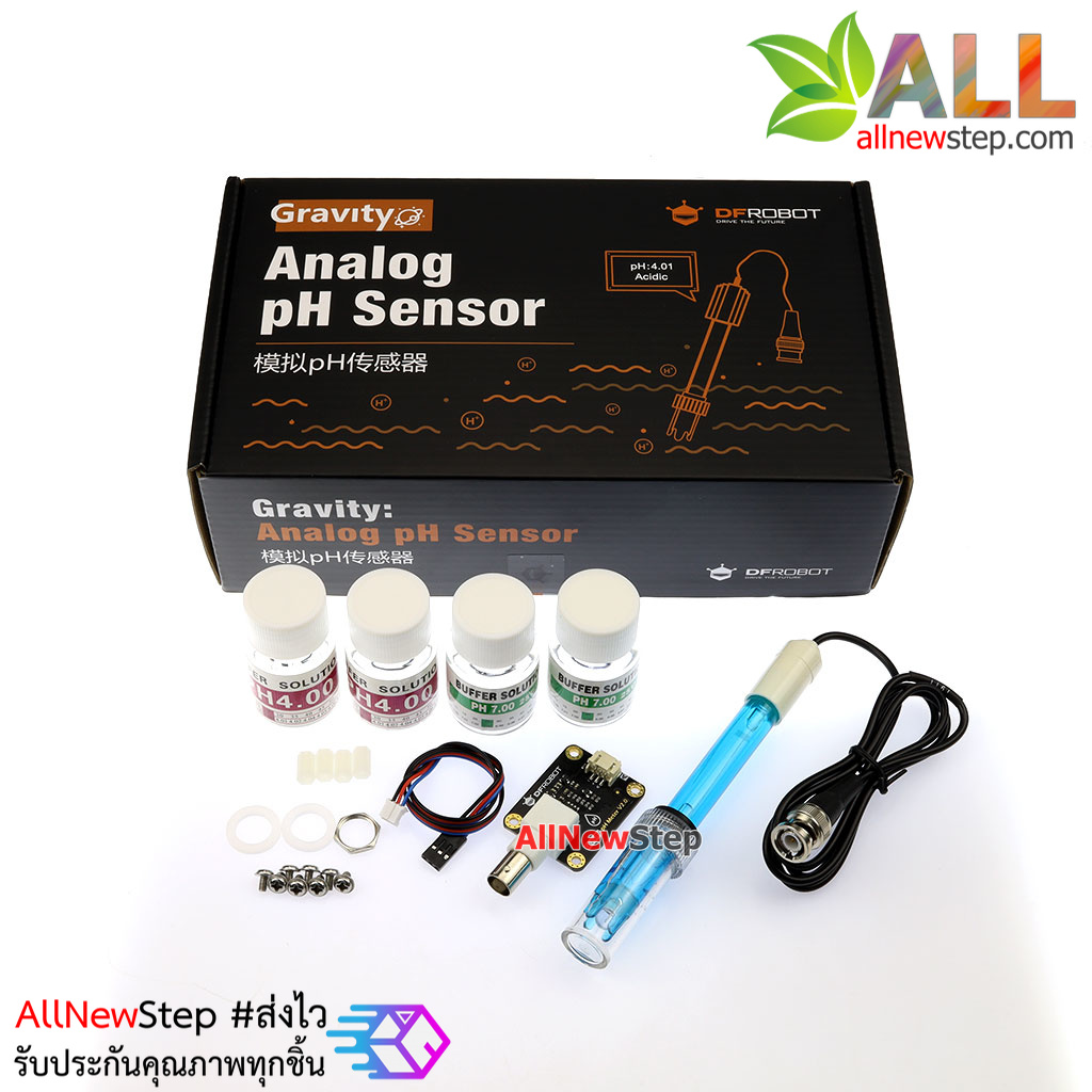 DFROBOT Gravity Analog pH meter เซนเซอร์วัดค่า pH Sensor จาก DFROBOT