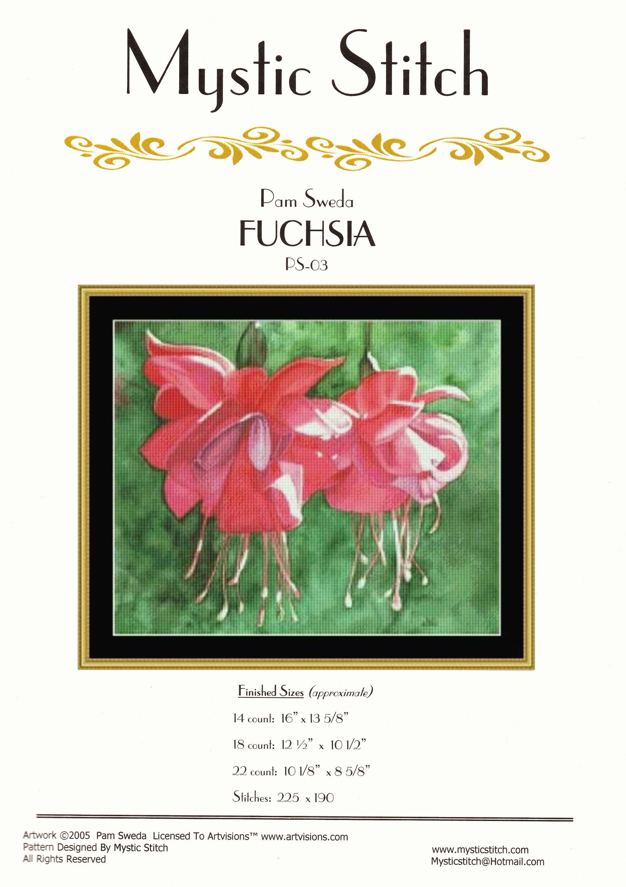 Mystic Stitch ผังลาย Fuchsia