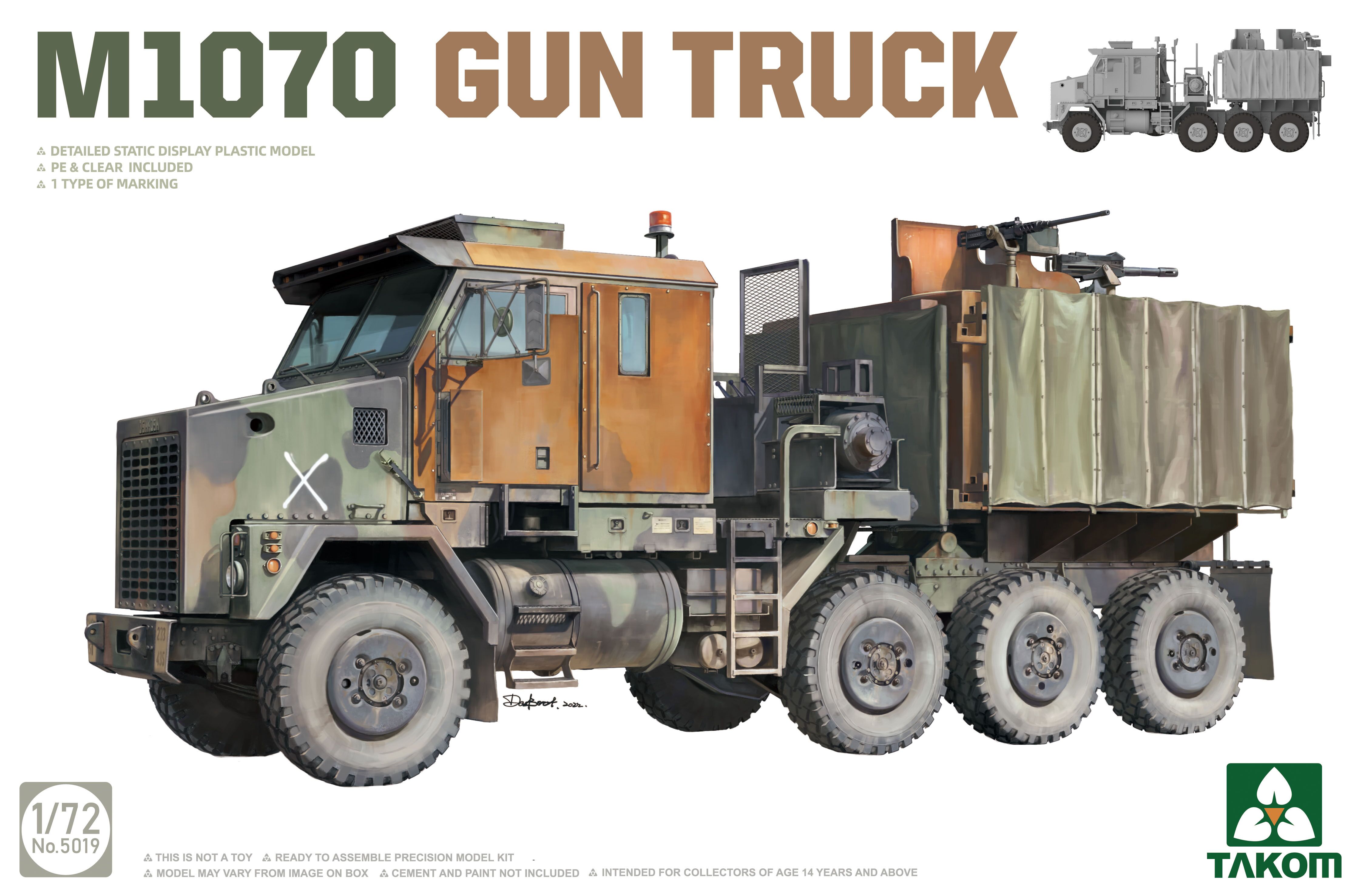 1/72 M1070 GUN TRUCK