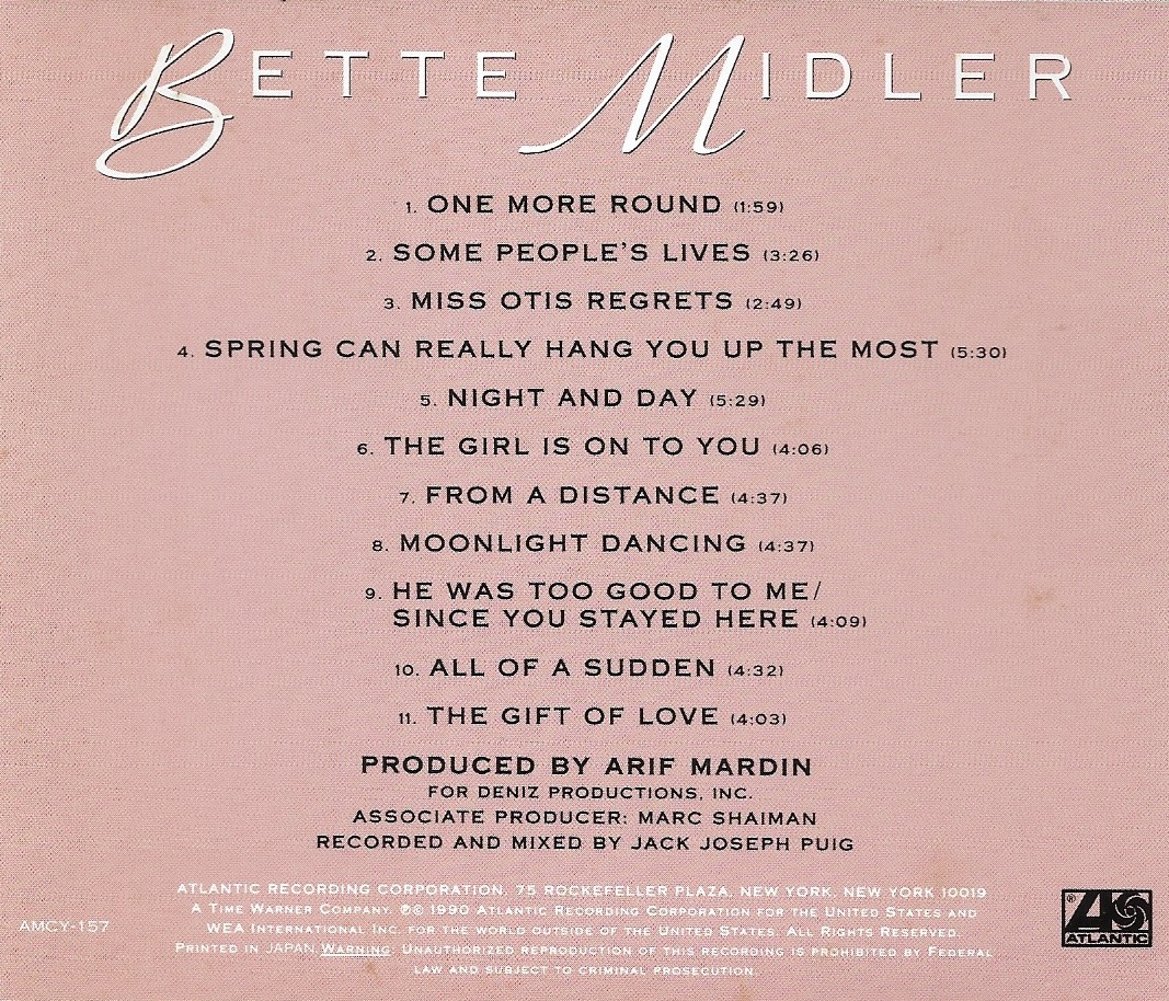 Used CD,Bette Midler - Some People´s Lives (B)(1990)(Japan)