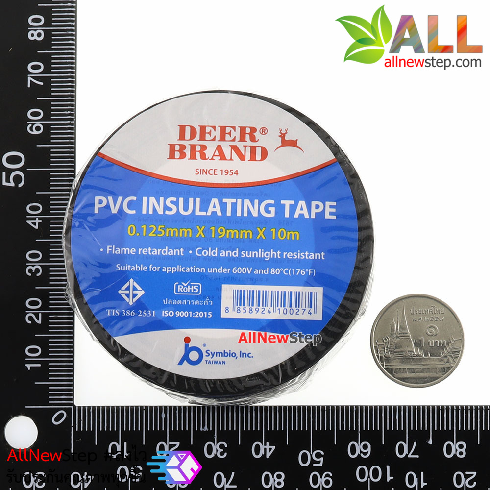 เทปพันสายไฟ สีดำ