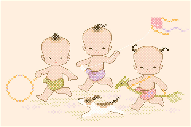 Nattee ชุดปัก วิ่งเล่น