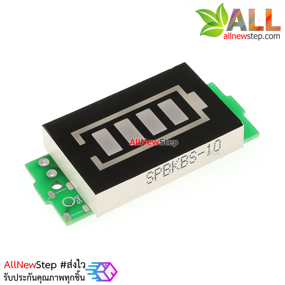 Battery power indicator 11.1-12.6V โมดูล วัดระดับแบตเตอร์รี่ 11.1-12.6V 4 ระดับ