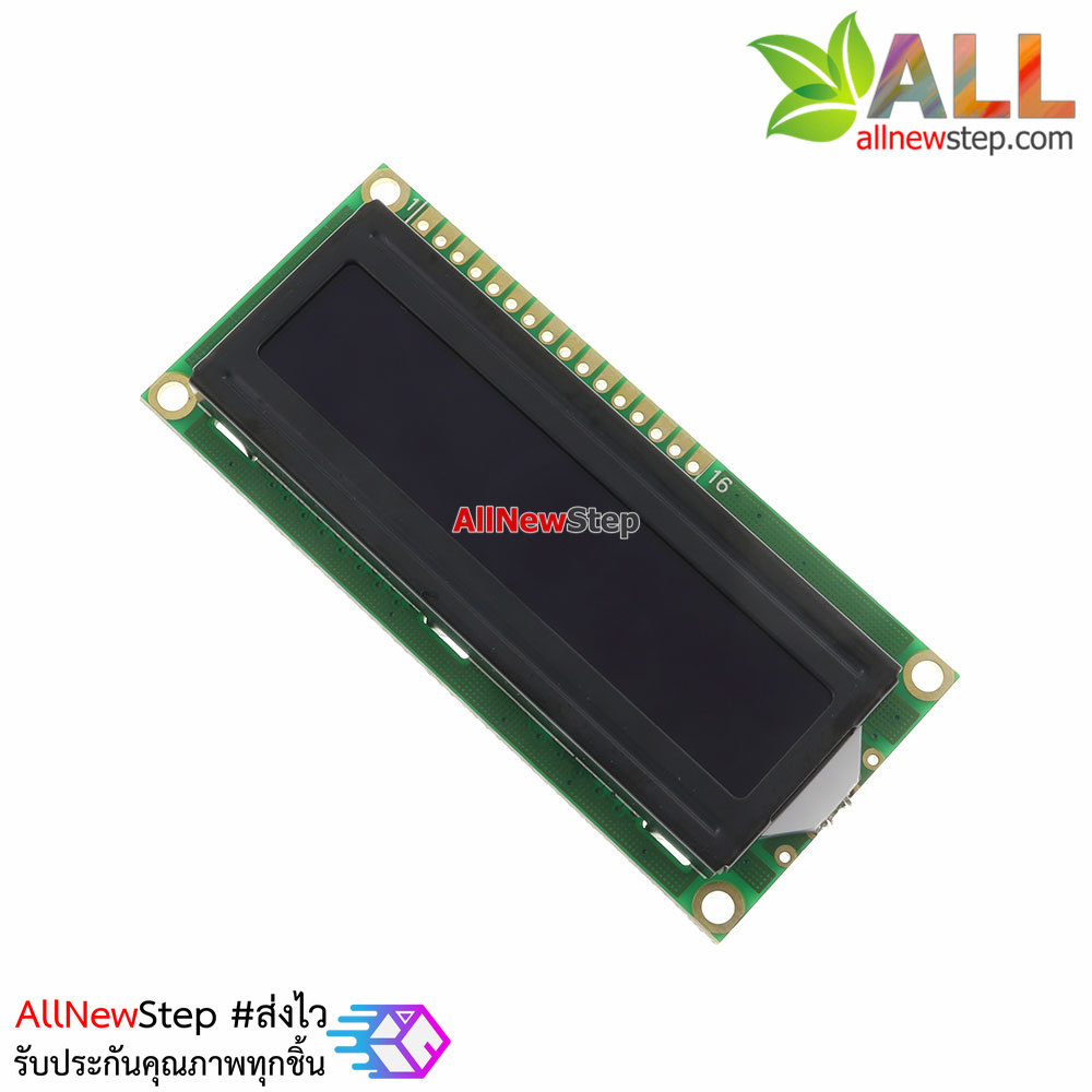 โมดูล LCD for Arduino Display 1602 LCD Blue Text Black Screen 16x2 LCD with backlight of the LCD screen จอ LCD สีฟ้าไฟแบ็คไลท์สีดำ