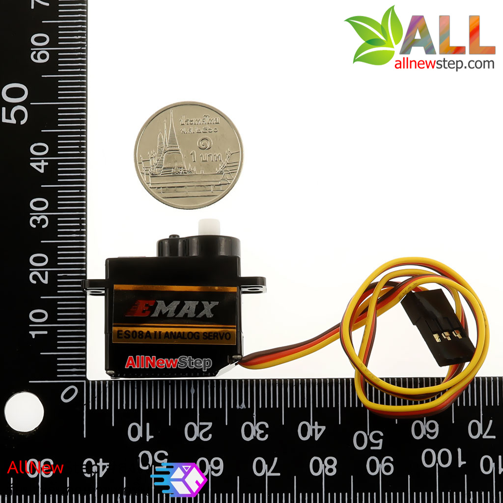 เซอร์โว ES08A II Servo EMAX ES08A II analog servo 9g plastic gear forward