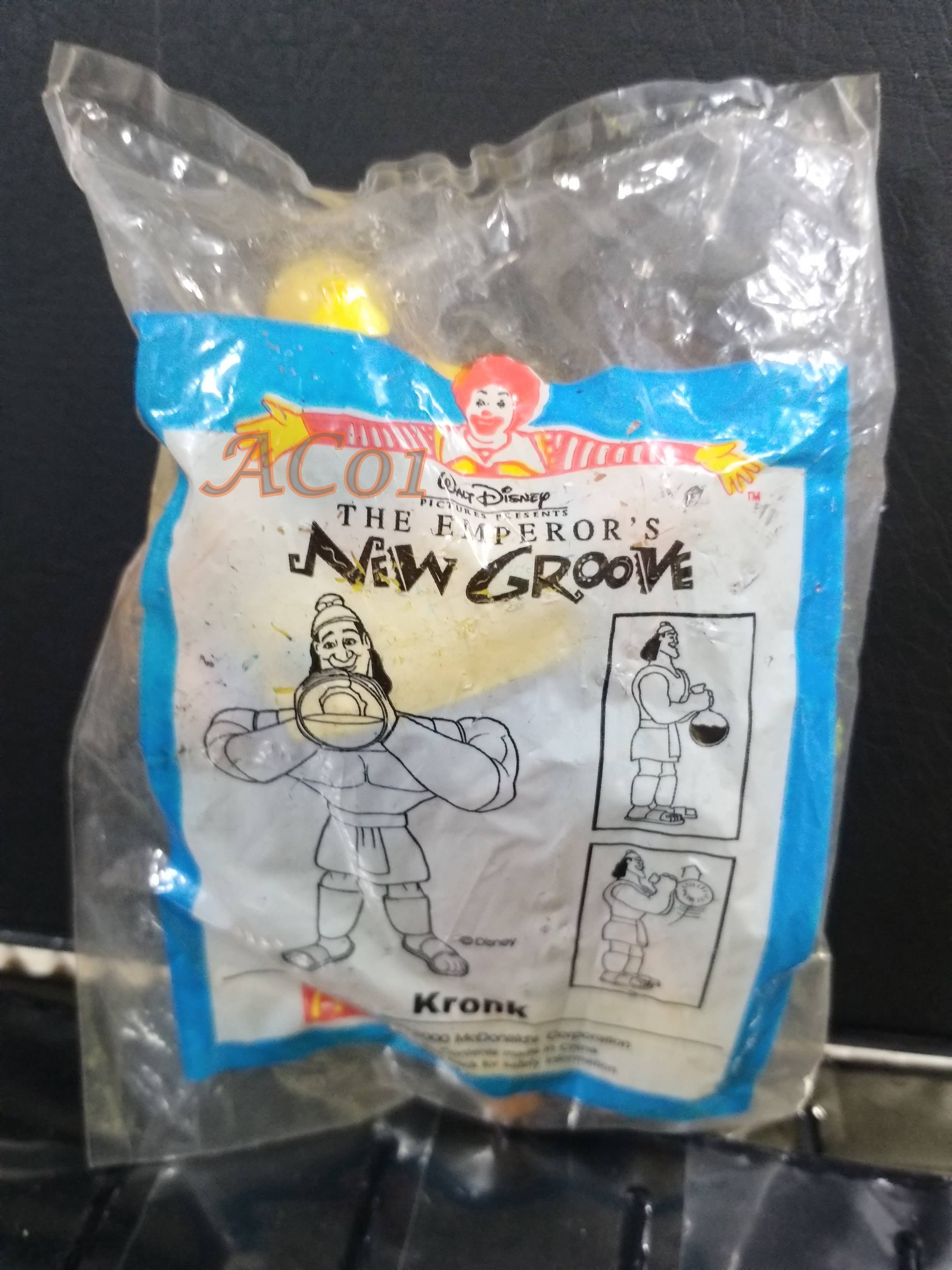 ของเล่นMcDonald's ของเล่นHappy Meal / The Emperor’s New groove - KRONK / ในถุงเดิม ไม่แกะ ถุงเก่าหน่อย เก่าเก็บ