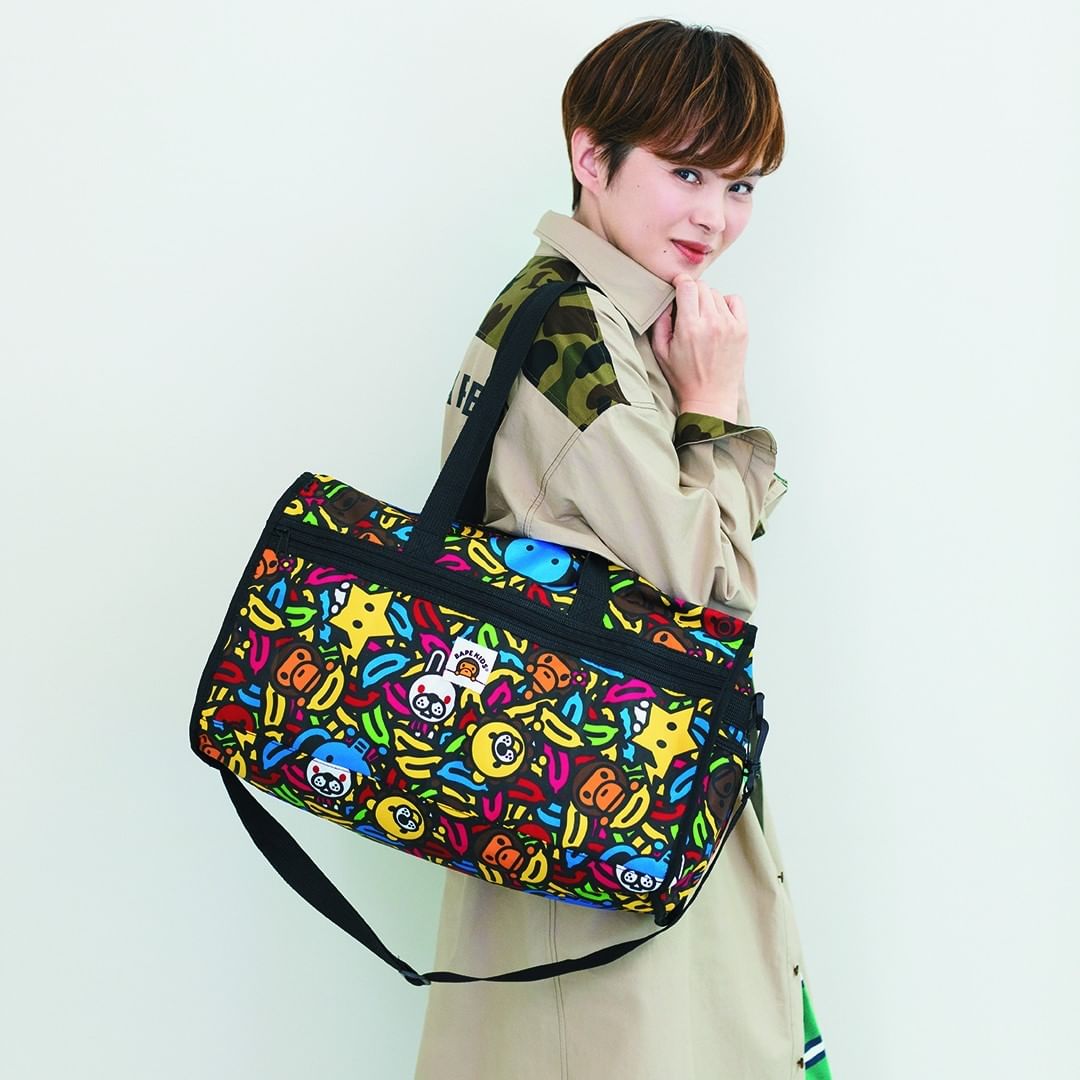***Pre-Order รอของ 10-15 วัน BAPE KIDS® by *a bathing ape® 2020 SPRING/SUMMER COLLECTION 2WAY Big Boston Bag กระเป๋าใบใหญ่ พร้อมสายปรับและถอดได้