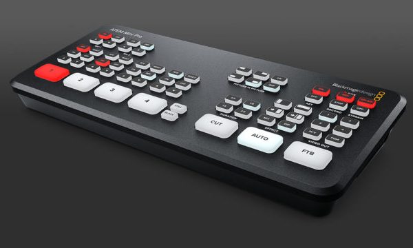 ATEM MINI Pro 4 HDMI input 1 Live Streaming + 2 Multiview + 3. วิดีโอที่บันทึกเข้า USB C SSD