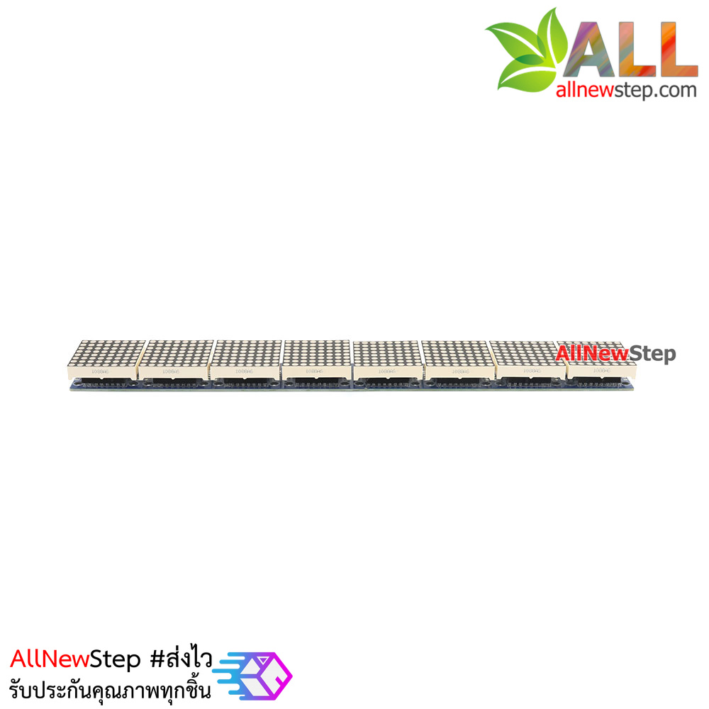 โมดูล MAX7219 จอแสดงผล LED แบบ Dot Matrix 8 ช่อง สีแดง