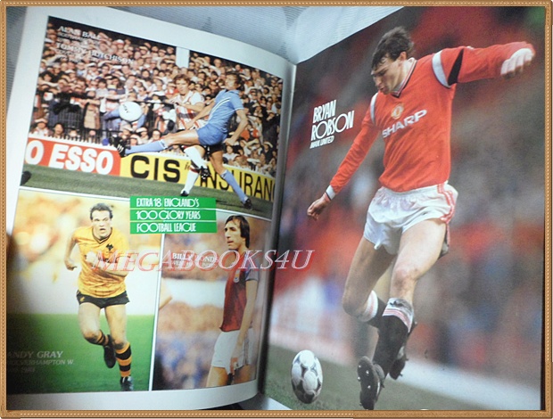 สตาร์ซอคเกอร์EXTRA ฉบับที่18 100ปีฟุตบอลลีกอังกฤษ ปี2530 สภาพดี ปกคราบฝุ่น