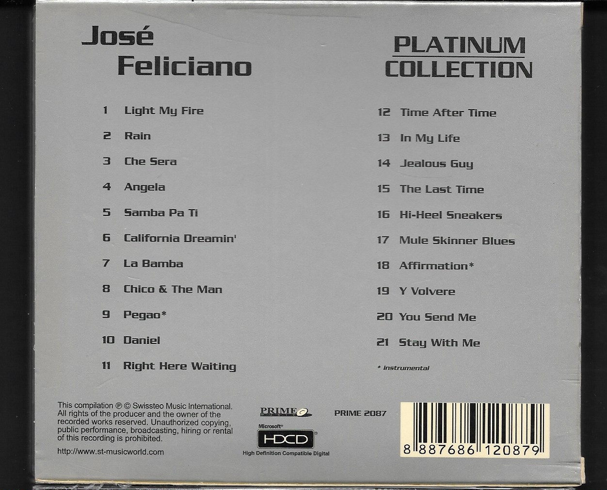 CD,Jose Feliciano - Platinum collection