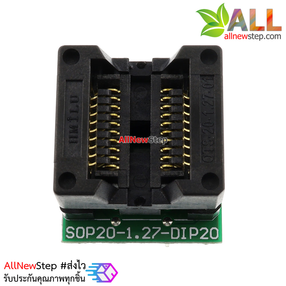 SOP20 to DIP20 OTS20-1.27-01 programming seat with PCB board