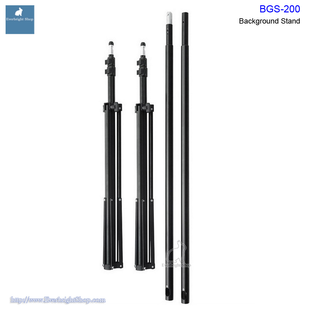 Studio Set B ชุดไฟสตูดิโอพร้อมฉาก 2x3M ความสว่างสูงสุด 16000LM