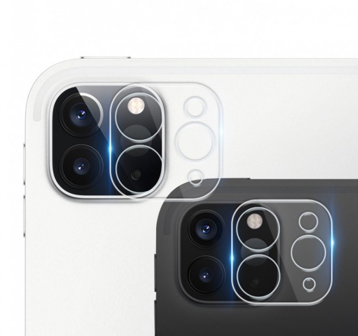 Focus Camera Full Lens กระจกป้องกันเลนส์กล้อง เหมาะสำหรับ iPad Air 6 Pro 13 2024 Pro 11 iPad Pro 11 12.9 2020 2 ใบกำกับภาษี