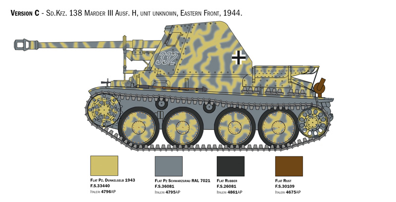 1/35 Marder III Ausf. H Sd. Kfz.138