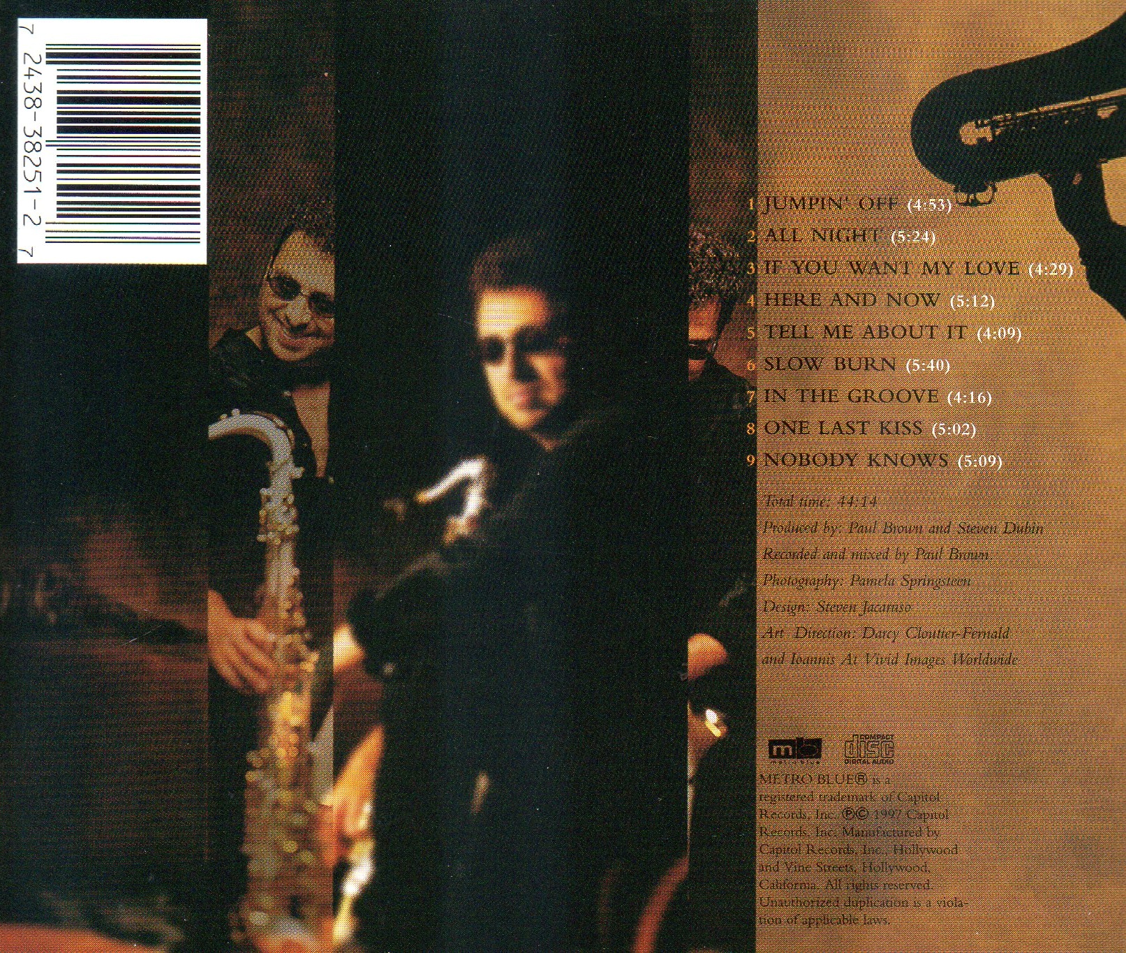 CD,Richard Elliot - Jumpin' Off (fusion)(Jazz)(instrumental)(1997)(USA)