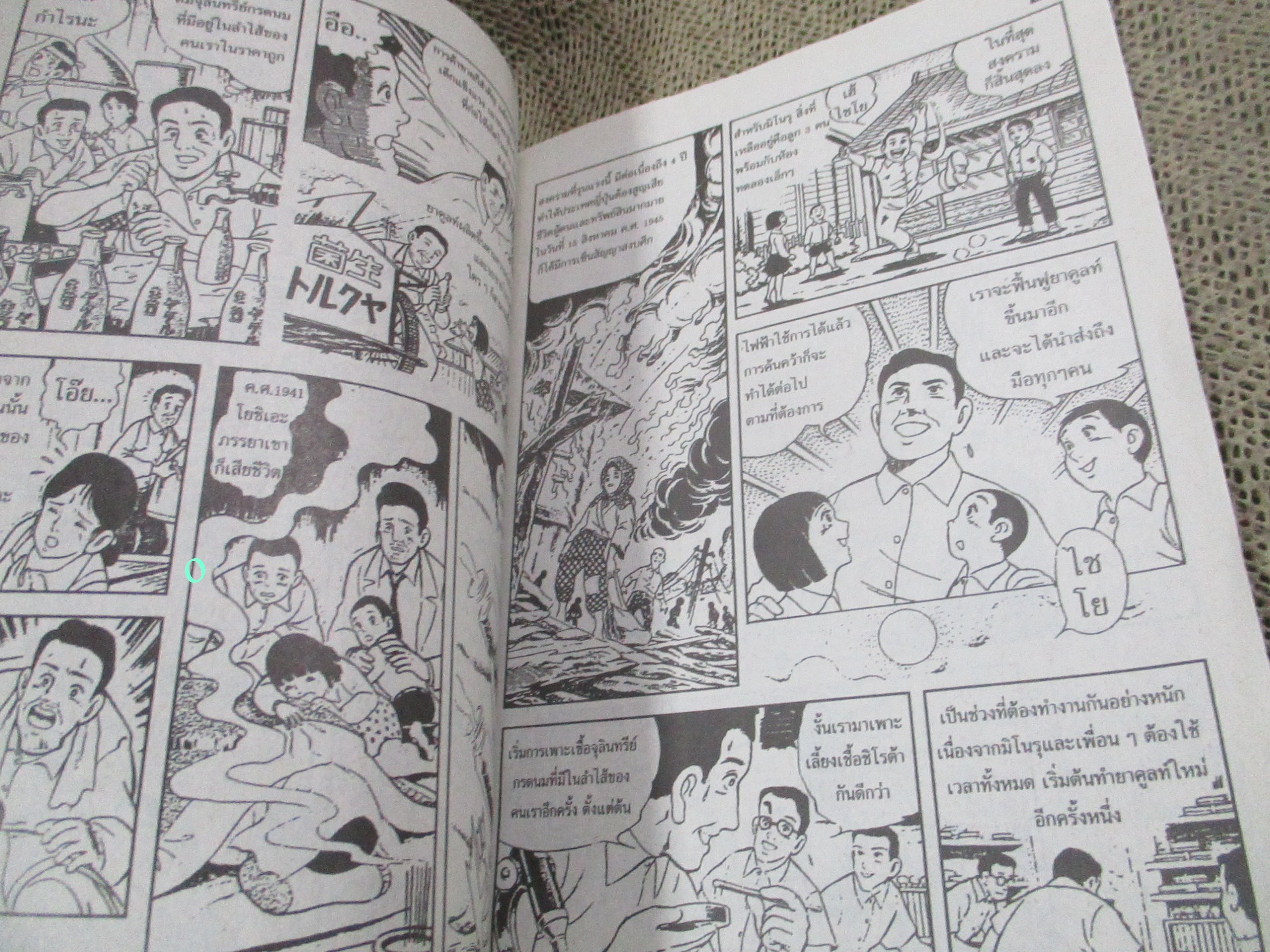 ชีวิตเจ้าพ่อ หนังสือการ์ตูนแลกซื้อจาก "นมเปรี้ยวยาคูลท์" การ์ตูนที่มีเนื้อหาเกี่ยวกับชีวิตของ ดร.มิโนรุชิโรต้า บิดาของยาคูลท์