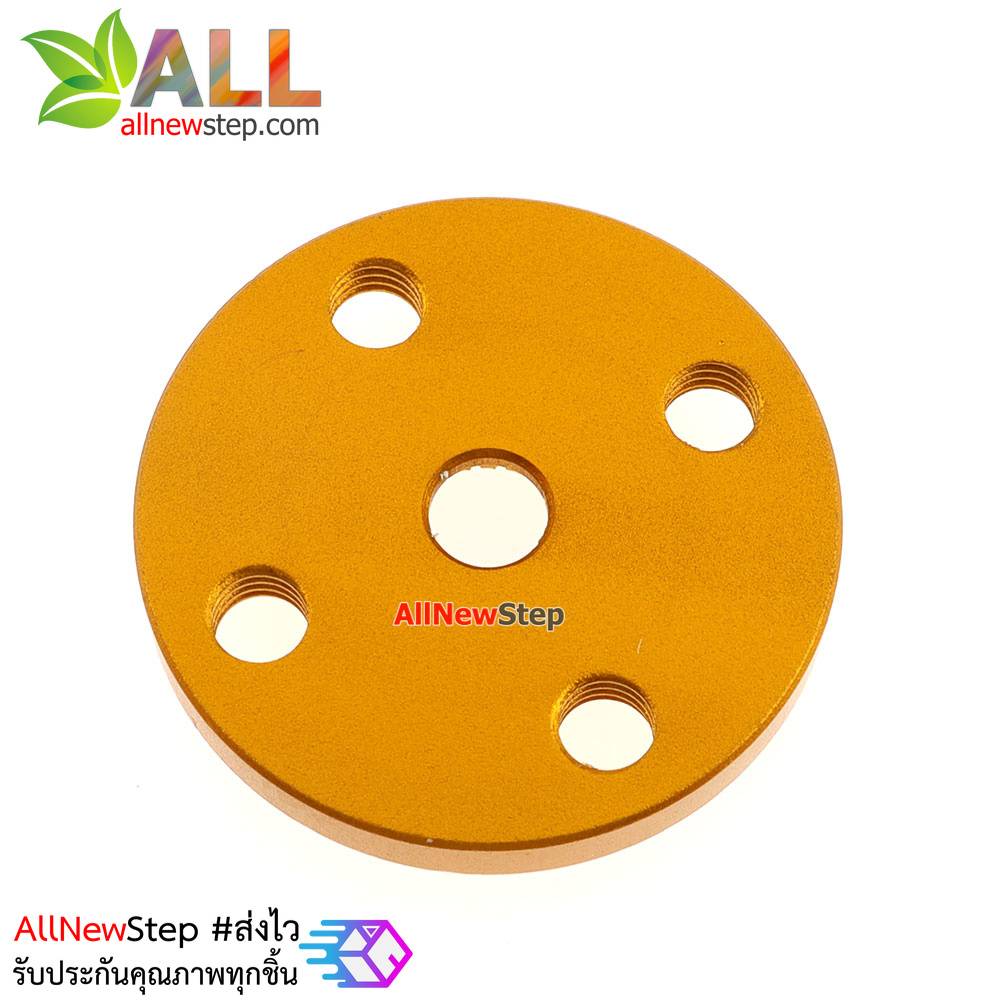 Servo Small disc 25T standard steering gear universal metal steering wheel robot special MG995 MG996 สีทอง