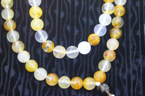 สร้อยประคำควอตซ์เหลือง ( Large Cathedral quartz )
