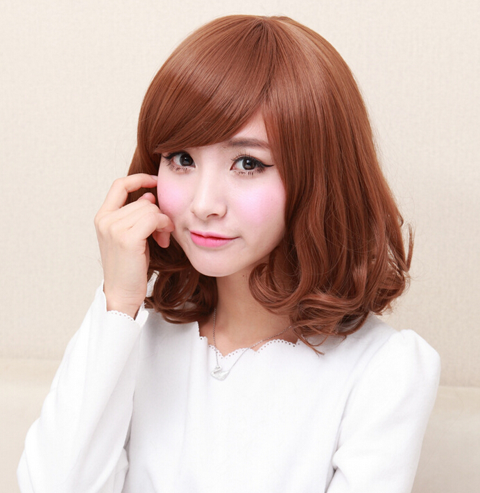 C1135 วิกผมสั้นม้าปัด ทรงปลายสวอล ทรงเป๊ะ