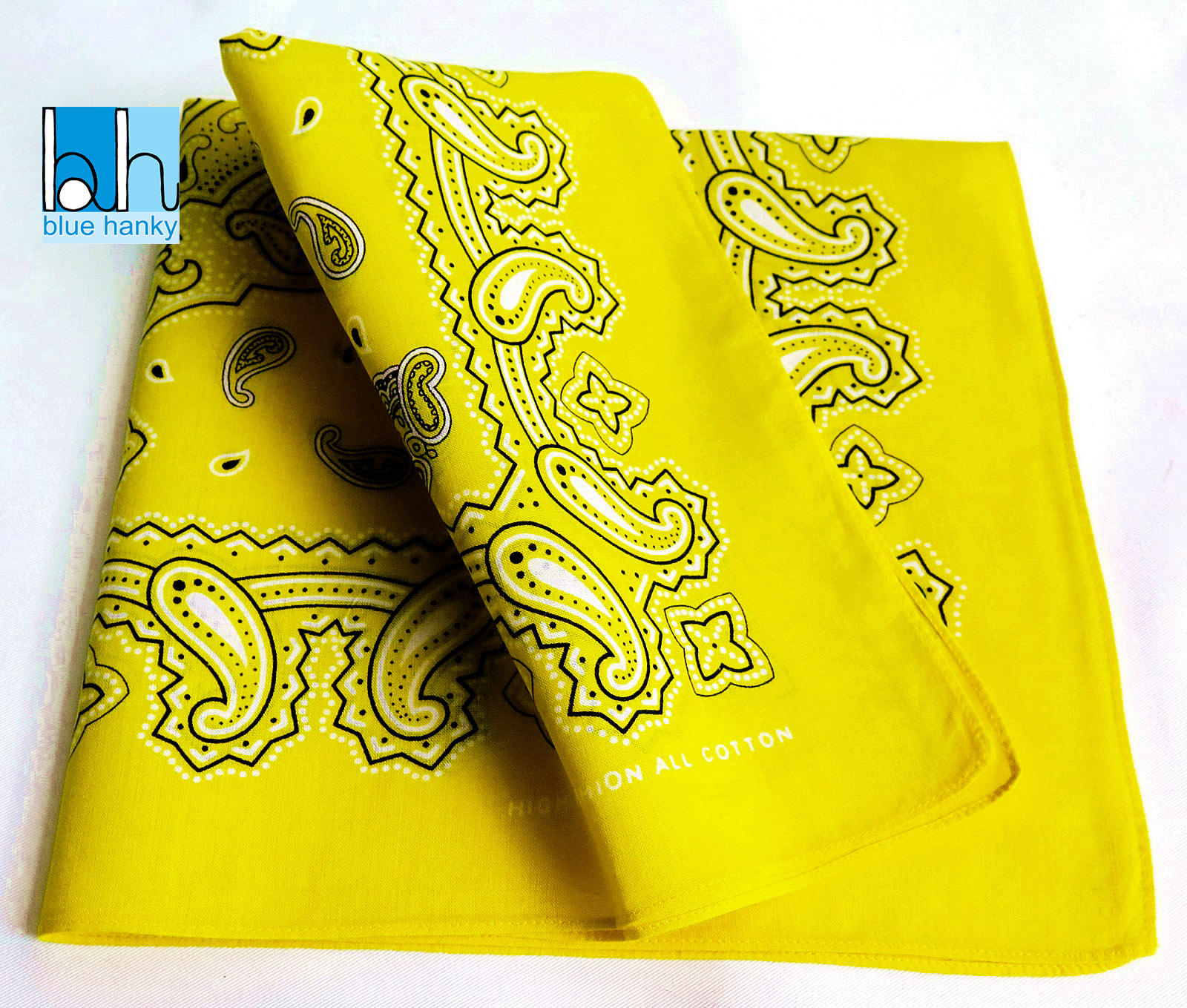 #244 21" Paisley คาวบอย ผ้าเช็ดหน้ามือ2 สภาพดี ผ้าเช็ดหน้าผืนใหญ่