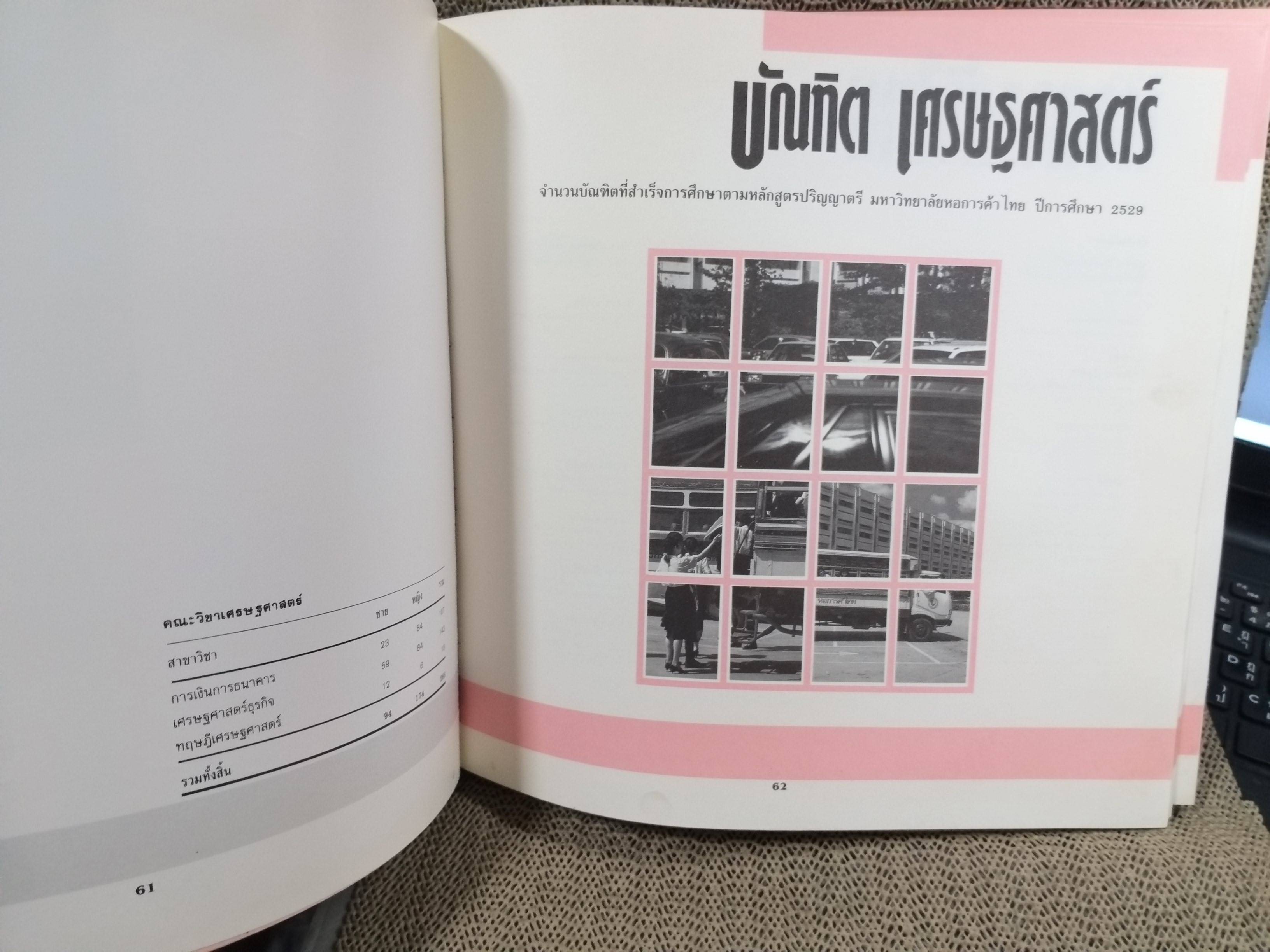 หนังสือ ทำเนียบบัณฑิตมหาวิทยาลัยหอการค้าไทย รุ่น21 ปีการศึกษา2529