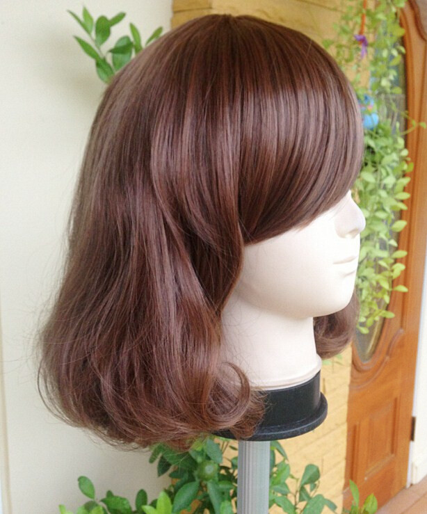 C1135 วิกผมสั้นม้าปัด ทรงปลายสวอล ทรงเป๊ะ