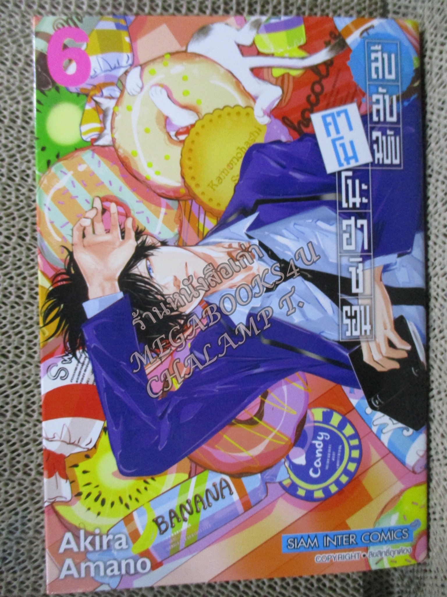 สืบลับฉบับคาโมโนะฮาชิ รอน เล่มที่06 โดย AKIRA AMANO / สภาพดี /