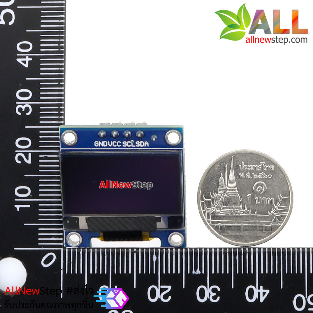 OLED LCD LED Display Module 128X64 0.96 นิ้ว oled 0.96 blue For Arduino จอสีน้ำเงิน