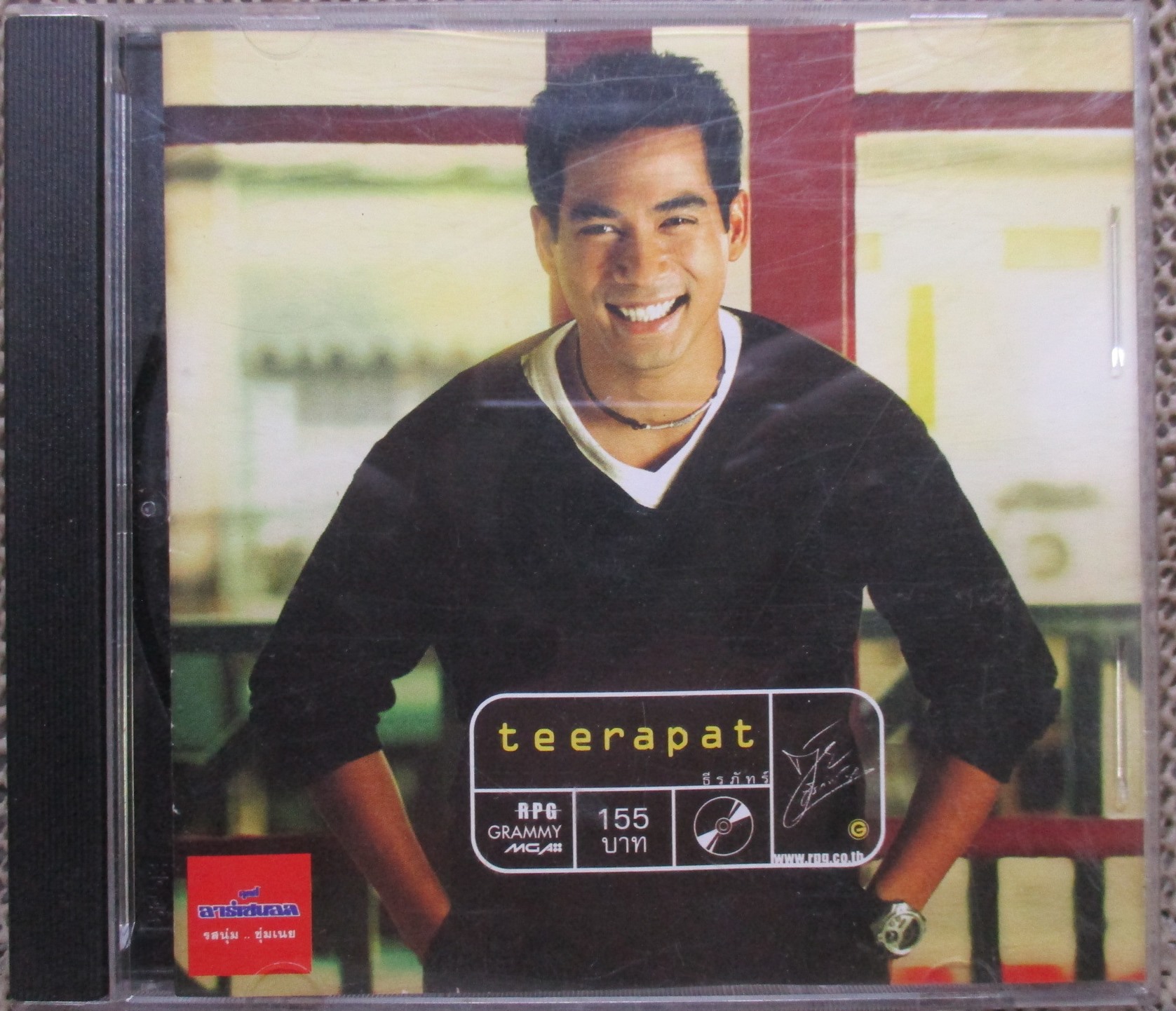 ซีดีเพลงไทยสากล ธีรภัทร์ สัจจกุล ชุด TEERAPAT /// ปกสวย แผ่นสวย มีรอยนิดเดียว