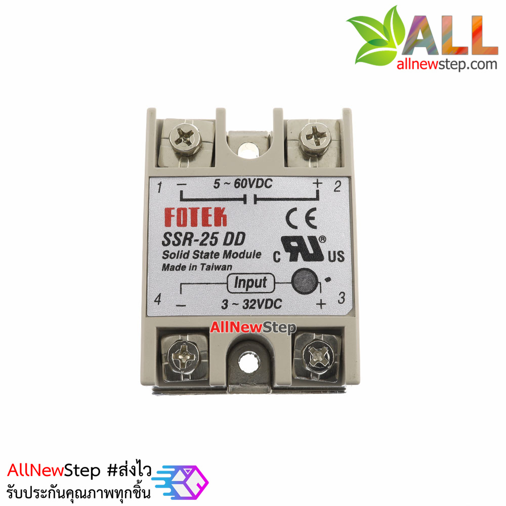 FOTEK 25DD ssr relay รีเลย์แบบไร้สัมผัส 5-60VDC 5A