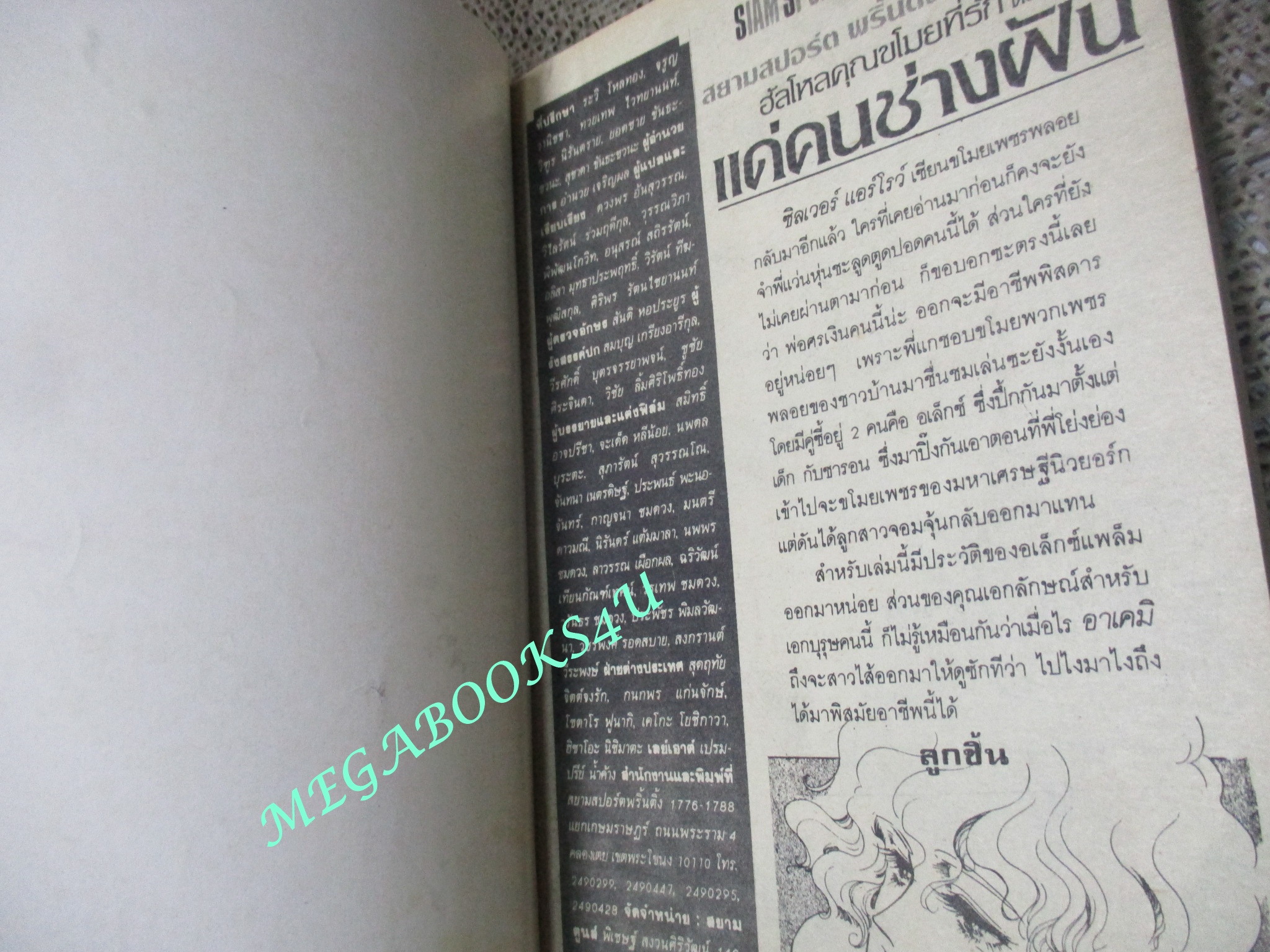 ฮัลโหลคุณขโมยที่รัก ตอน แด่คนช่างฝัน / มากิ อาเคมิ / เล่มเดียวจบ
