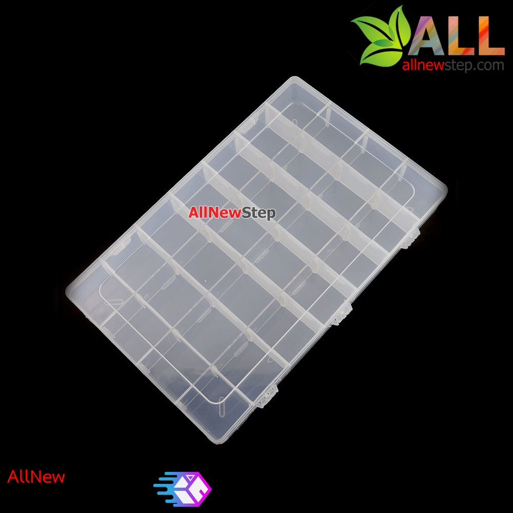 กล่องพลาสติกเก็บอุปกรณ์ 28 ช่อง ขนาด 340x210x45mm