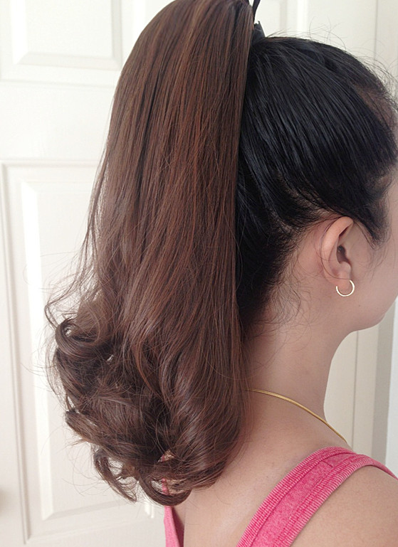 K306 หางม้า เเบบผูก จัดเเต่ง ให้เป็นสวอล หรือจะหวีให้ลอนคลายก็ได้ สวยเป๊ะเหมือนกัน