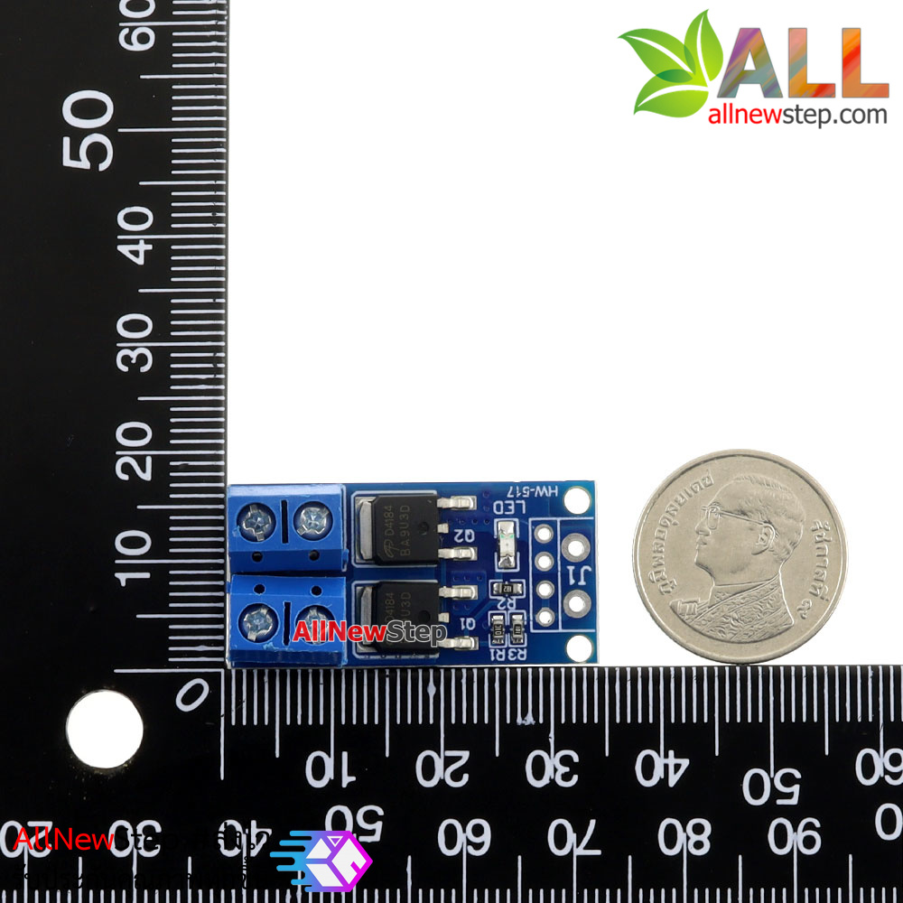 โมดูลขับสัญญาณ Isolation mosfet PWM 5-36VDC 15A