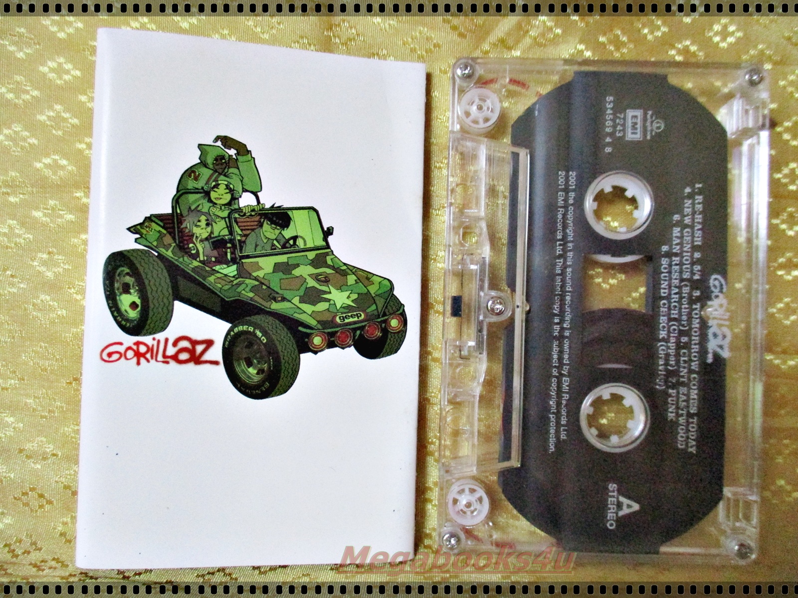 เทปเพลงสากล อัลบั้ม GORILLAZ