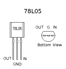 78L05 L78L05 5V 100mA 0.1A Voltage Regulator TO-92