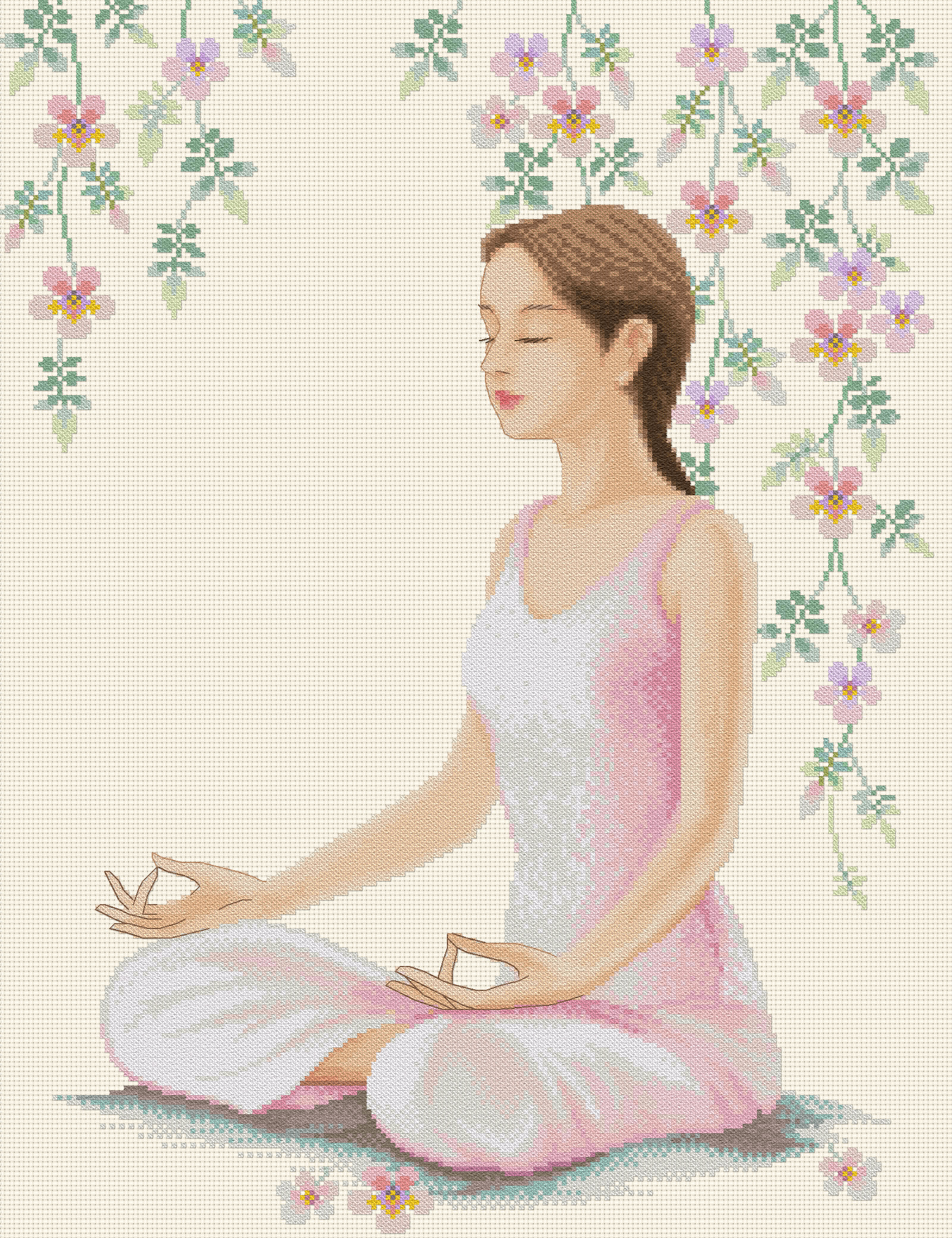 Jasmine ชุดปักครอสติช Rest & Relax