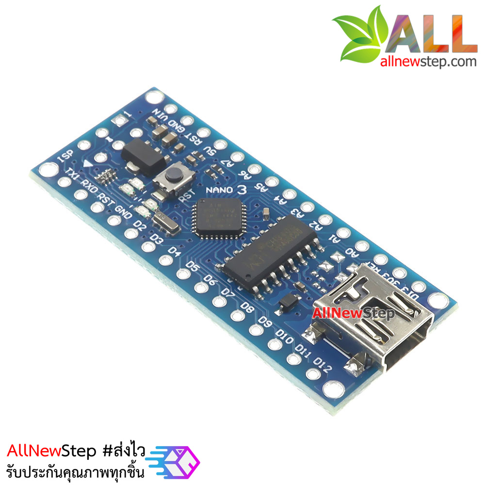 Nano 3.0 Atmega168 ชิฟ USB CH340 ยังไม่บัดกรีขา Arduino Compatible