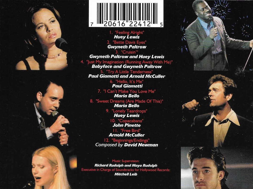 CD,Duets (Original Soundtrack)(Gwyneth Paltrow)(Huey Lewis)(Various Artists)(Soundtrack)(OST.)(2000)(USA)