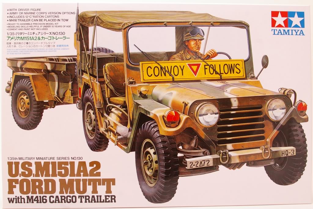 1/35 U.S.M151A2 w/M416 CARGO TRAILER