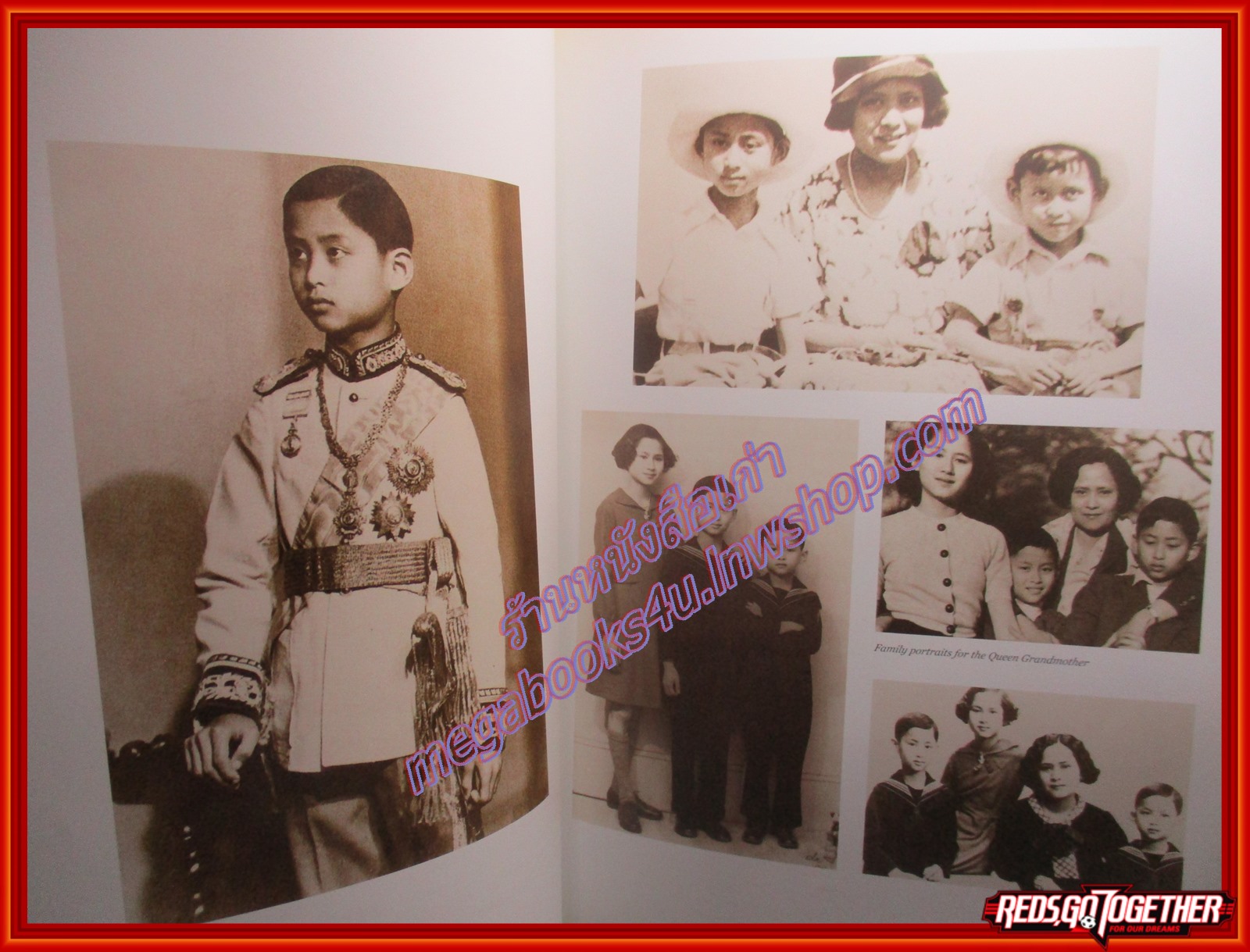 หนังสือ สมเด็จย่า สมเด็จพระบรมราชชนนี THE PRINCESS MOTHER OF THAILAND ภาษาอังกฤษทั้งเล่ม ;หนังสือจากห้องสมุด มีรอยประทับตรา บางหน้า