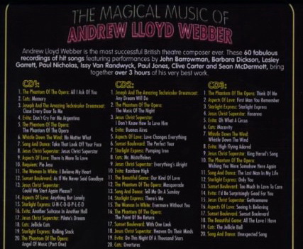 CD,The Magical Music of Andrew Lloyd Webber (3CD)(Various Artists)(2008)(UK)