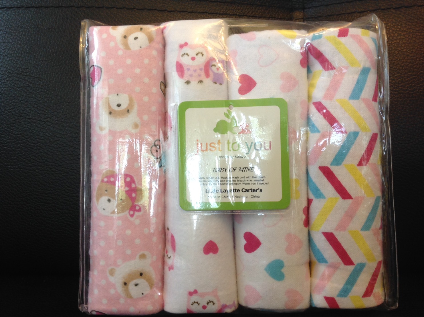ผ้าอ้อมอเนกประสงค์ Carter's/kolaco baby ขนาด : 76cm * 76cm