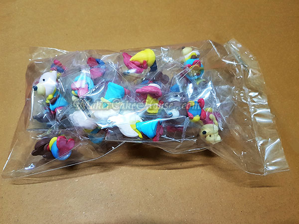 ตุ๊กตาไอซิ่งรูปหมีมีผ้าพันคอ ( 20 ชิ้น )